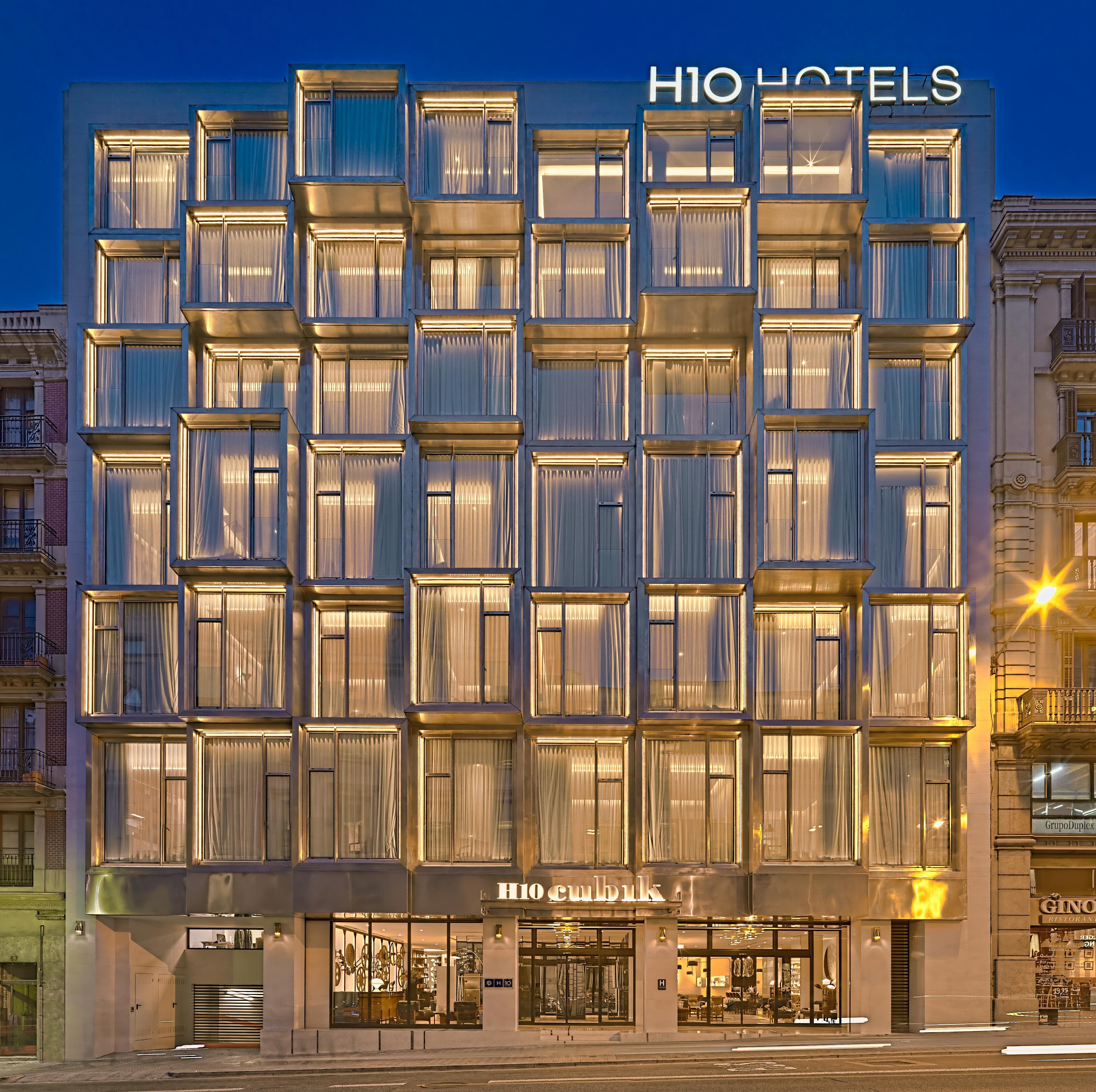 H10 Cubik 4* Sup Hotel Barcelona Buitenkant foto